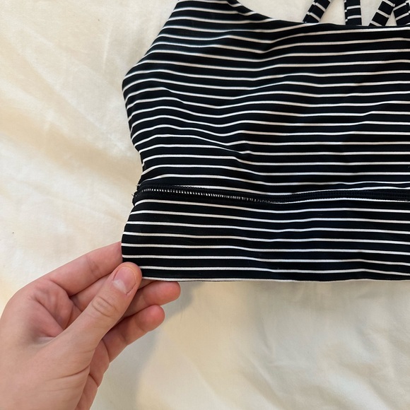 Lululemon Athletics Striped Long Line sports bra - Picture 2 of 4